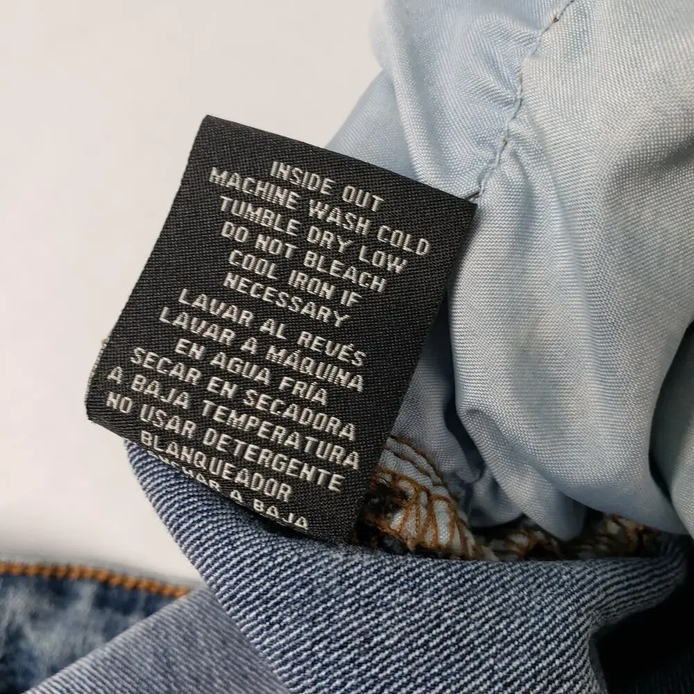 Refinery Republic Jeans Mens 40x32 (Actual 40x30) Blue Denim Slim Leg Stone Wash